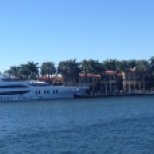 Not sure what is bigger - the house or the boat!