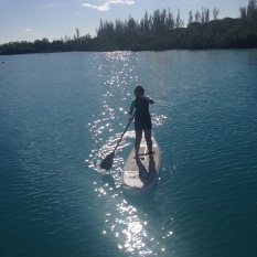 Starting my next decade with a spot of paddle boarding.